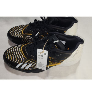 adidas D.o.n. Issue 4 Basketball Shoe black and gold size 11.5 men-new